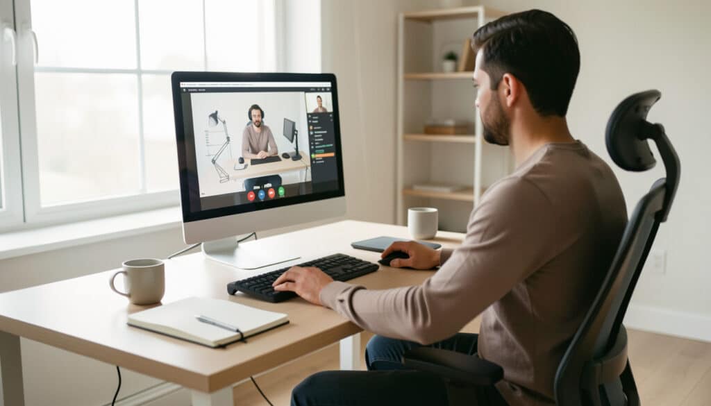 Formation en ergonomie à distance et poste de travail