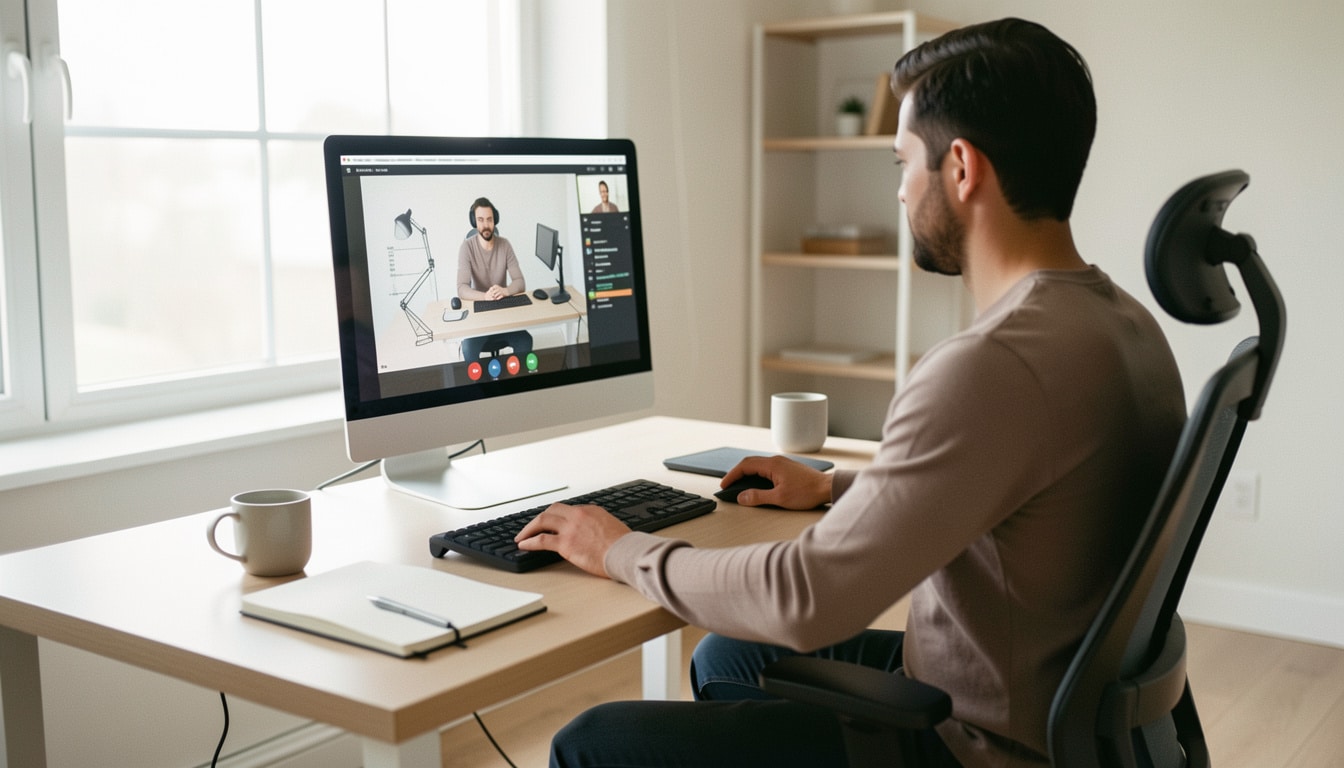Formation en ergonomie à distance et poste de travail